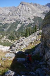 Stephen descends the couloir [sun sep 2 14:45:28 mdt 2018]